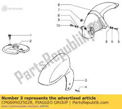 Here you can order the front mudguard from Piaggio Group, with part number CM0699025028: