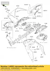 Aquí puede pedir cubierta, espejo, lh zx1000jdf de Kawasaki , con el número de pieza 140930028: