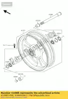 410681458, Kawasaki, asse, fr vn1500-p1 kawasaki vn 1500 1600 2002 2003 2004 2005 2006 2007, Nuovo