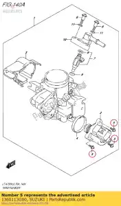 suzuki 1360113G00 screw - Bottom side