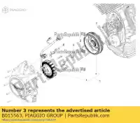 B015563, Piaggio Group, ?ruba z ko?nierzem m14x30 aprilia gilera moto-guzzi piaggio  caponord cougar dorsoduro gp ksua0 mana na rs 660 abs (apac) shiver sr motard srv tuono 660 (apac) typhoon zapm55103, zd4m55104, zapm55104 zd4kb000 zd4kbu00 zd4kh000 zd4kh001 zd4khu00 zd4khu01 zd4ksa00, zd4kvh, zd4ksg zd, Nowy