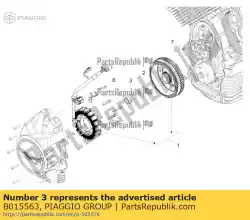 Here you can order the screw w/ flange m14x30 from Piaggio Group, with part number B015563: