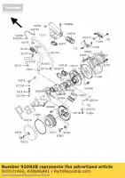 920931460, Kawasaki, seal,duct,rh vn1500-e1 kawasaki vn 1500 1998 1999, New