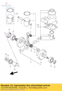 suzuki 1210003830050 zestaw górny, in? - Dół