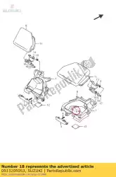 Aquí puede pedir tornillo de Suzuki , con el número de pieza 0913205053: