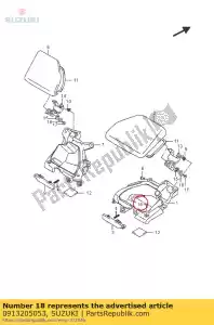 suzuki 0913205053 boulon - La partie au fond