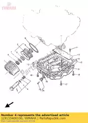 Tutaj możesz zamówić zespó? Zaworu obej? Ciowego od Yamaha , z numerem części 1L9133400100: