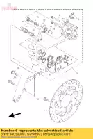 5NMF58050000, Yamaha, brake pad kit yamaha ybr 250 2007 2009 2011, New