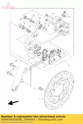 Aqui você pode pedir o kit de pastilha de freio em Yamaha , com o número da peça 5NMF58050000: