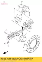 51H258105000, Yamaha, étrier assy yamaha xj 600, Nouveau