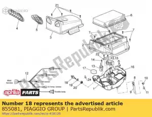 Piaggio Group 855081 mondstuk - Onderkant