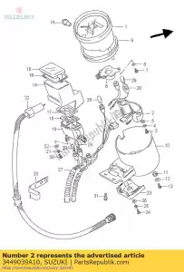 suzuki 3449039A10 jednostka, watertemp - Dół