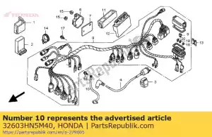 Honda 32603HN5M40 câble, masse châssis - La partie au fond