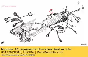 honda 90112GK8010 bolt, flange, 5x22 - Bottom side