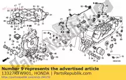 Ici, vous pouvez commander le roulement f, vilebrequin l. Côté (noir / noir) (o. S.) auprès de Honda , avec le numéro de pièce 13327KTW901: