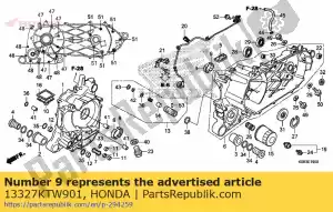 honda 13327KTW901 roulement f, vilebrequin l. côté (noir / noir) (o.s.) - La partie au fond