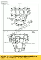 921530619, Kawasaki, tornillo, 6x22 kawasaki zx10r ninja c  zx 10rr 10r 1000 , Nuevo