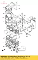 2KT135960100, Yamaha, junta, carburador 2 yamaha fz genesis fzr 750, Nuevo