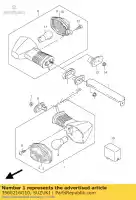 3560216G10, Suzuki, conjunto da lâmpada, frente suzuki sv  s s2 sz u sa su sz1 a sua u2 sz2 ua sf sv1000ns sv650ns sv650nsnasa 1000 650 , Novo