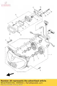 yamaha 901670503700 ?ruba, gwintowana (1hv) - Dół