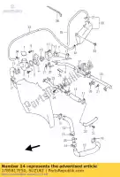 1785817E50, Suzuki, tuyau, rad. mixte suzuki gsx r rf 600 750 900 1100 1992 1993 1994 1995 1996 1997 1998, Nouveau