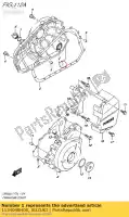 1134048H00, Suzuki, couvercle, embrayage suzuki  gw 250 2014 2015 2017, Nouveau