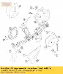 Here you can order the caburetor connecting boot 2000 from KTM, with part number 59006026000: