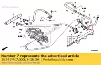 16745MCA000, Honda, séjour, régulateur de pression honda  gl 1800 2001 2002 2003 2004 2005 2006 2007 2008 2009 2010 2012 2013 2017, Nouveau