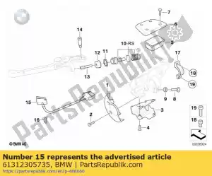 bmw 61312305735 clutch switch - Bottom side