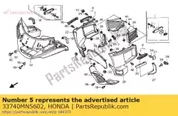 Ici, vous pouvez commander le lentille, r. Fr. Mannequin latéral auprès de Honda , avec le numéro de pièce 33740MN5602: