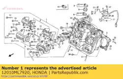 Tutaj możesz zamówić brak opisu w tej chwili od Honda , z numerem części 12010ML7920:
