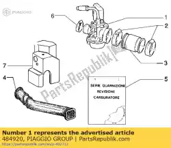 Tutaj możesz zamówić ga? Nik od Piaggio Group , z numerem części 484920: