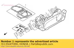 Aqui você pode pedir o junta, base do estator em Honda , com o número da peça 31135GET000: