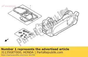 Honda 31135GET000 junta, base do estator - Lado inferior