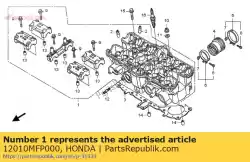 Qui puoi ordinare nessuna descrizione disponibile al momento da Honda , con numero parte 12010MFP000: