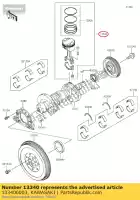 133400003, Kawasaki, 01 moteur à pistons kawasaki  820 2017 2018 2019 2020, Nouveau