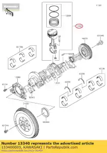 kawasaki 133400003 01 t?ok-zespó?-silnik - Dół