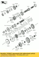 132620942, Kawasaki, bieg, wyj?cie 2., 37t zx1400fcf kawasaki zzr 1400 2012 2013, Nowy