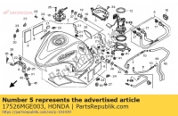 17526MGE003, Honda, comp. de manguera, alimentación de combustible, Nuevo