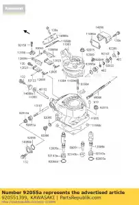 kawasaki 920551399 ring-o, 14,5x1,5 kx125-f1 - Il fondo