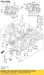 Tutaj możesz zamówić rura, ?ó?? Oleju od Suzuki , z numerem części 1145138A00: