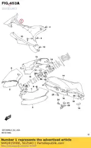 Suzuki 9442415H00 painel, medidor para cima - Lado inferior