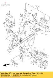 Here you can order the washer from Suzuki, with part number 4321417C01: