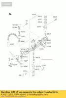 430151692, Kawasaki, cylinder-assy-master, kx125-l4 kawasaki kx 125 250 2002, New