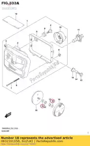 suzuki 083210105B washer,lock - Bottom side