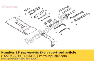 Honda 89229422000 driver 3, minus screw - Bottom side