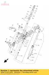 voorvork assy (l. H) van Yamaha, met onderdeel nummer 5RNF31021000, bestel je hier online: