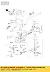 Here you can order the handle from Kawasaki, with part number 460031570: