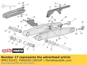 Piaggio Group AP8135243 rh chain tensioner - Bottom side