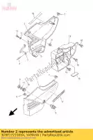 3D9F1721005X, Yamaha, capa, lado 2 yamaha ybr ybred ed 125, Novo